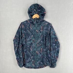 Patagonia Houdini Jacket Womens Medium Multicolor Hooded Nylon Windbreaker